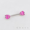 HELLO KITTY SKULL RIBBON SPOOKY HALLOWEEN 316L SURGICAL STEEL NIPPLE RING SHIELD